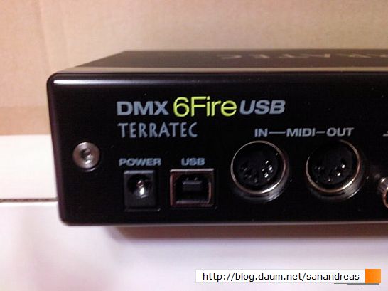 사운드 카드 : TERRATEC - DMX6Fire USB