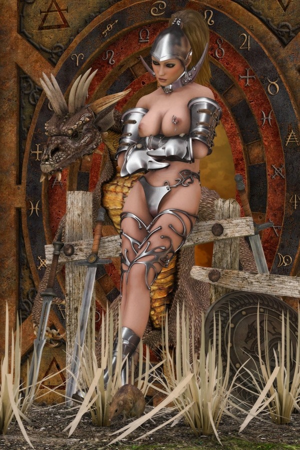 Nude Female Gladiator 98