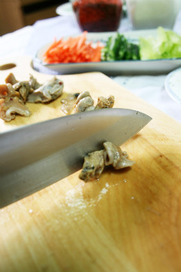 도토리묵 골뱅이무침