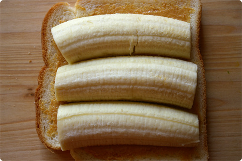 간단 저렴한 웰빙 바나나 토스트