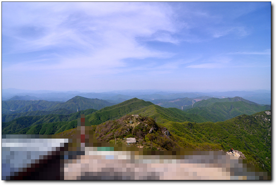 용문산 가섭봉 조망 이미지