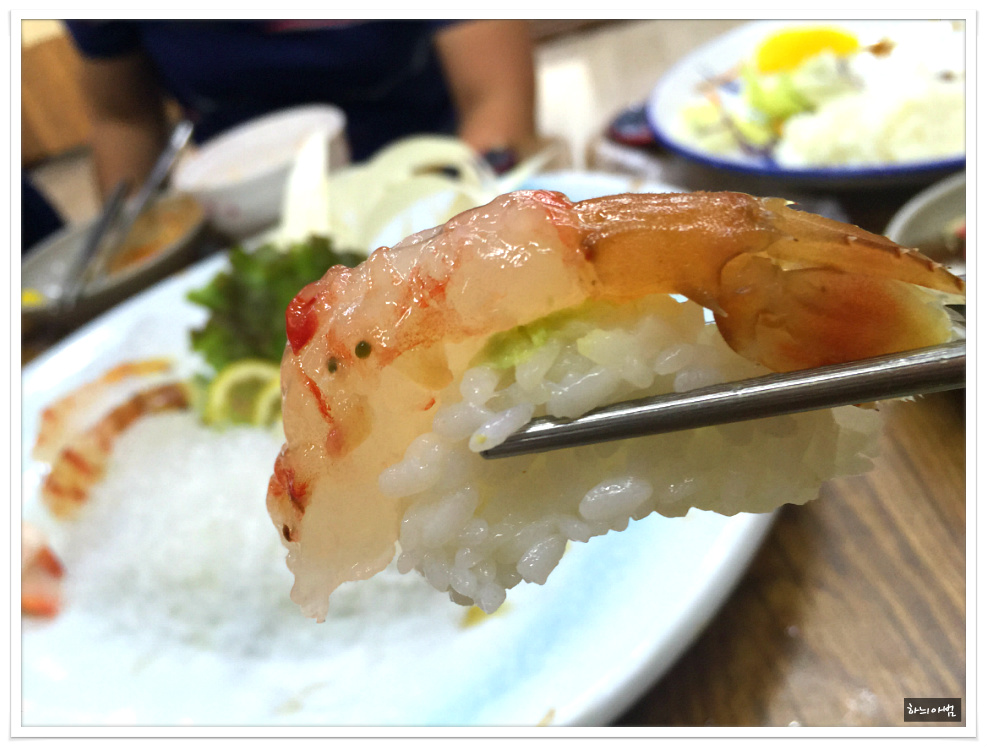 닭새우회는 맛있다..머리구이는 뽀나스~달인어시장 - 경북/포항 지역 추천맛집 달인어시장 후기