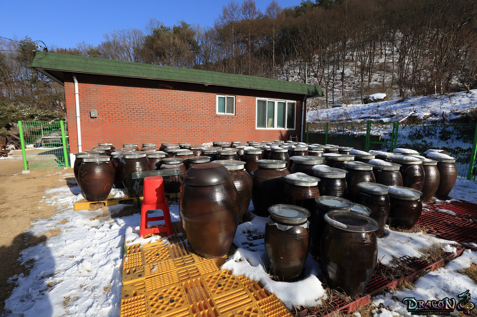 강원도 횡성군 갑천면 구방리 시골집 풍경과 장독대