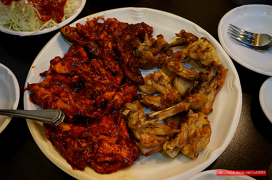 (길동 맛집)30년 전통 숯불 닭 바베큐 맛집 - 천호(강동) 지역 추천맛집 전원 숯불 바베큐 후기