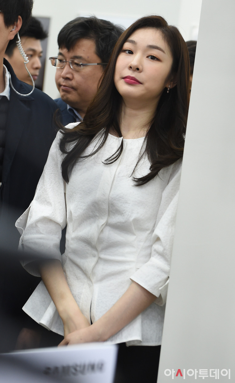 2019/04/05 #YunaKIM #김연아 SK  갤럭시 S10 5G 개통식 참석  기사 포토 