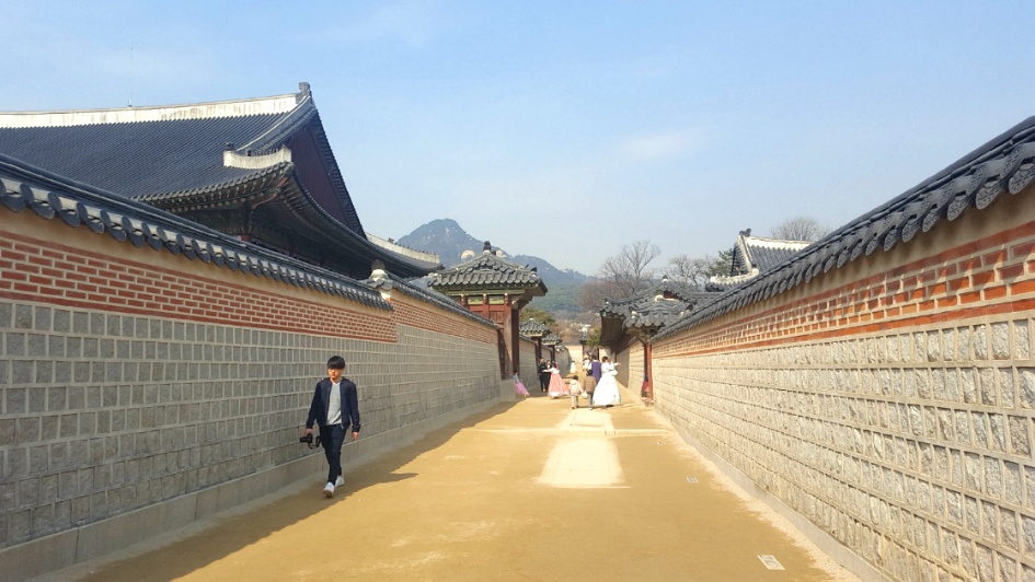 경복궁에서