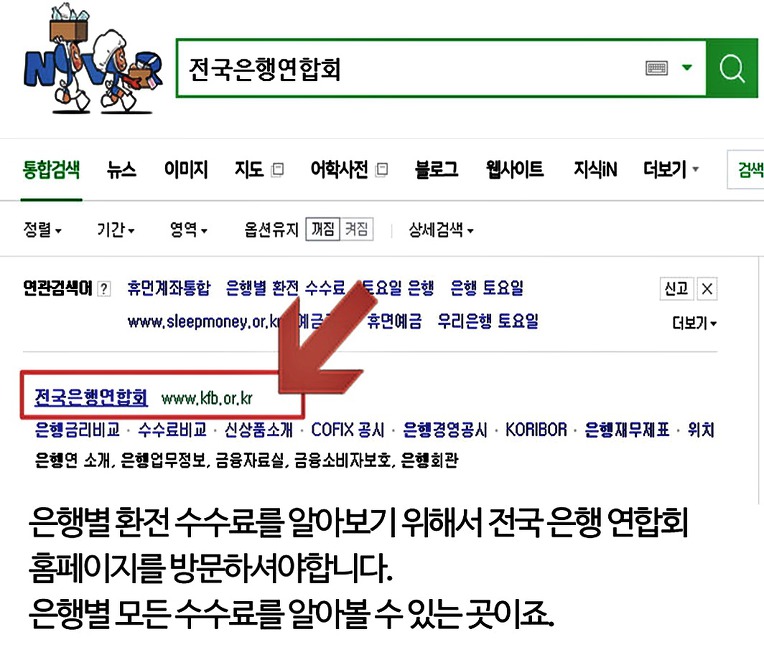 은행별 환전 수수료 늦기전에 알아봤어요