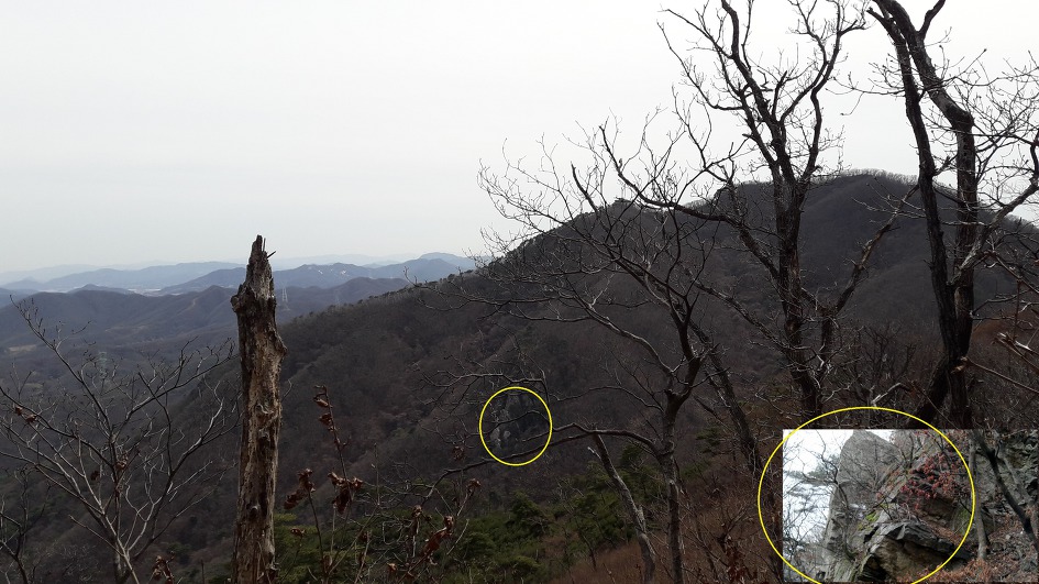 광주 태화산 미역산지나 섭산 웃골산 산길(2019년4월7일)