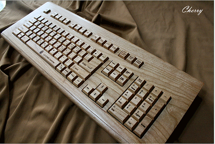 Custom Made Rosewood Keyboard   Cherry Mechanical MX  